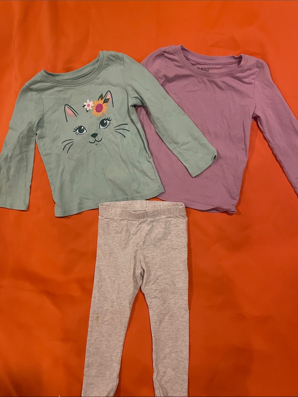 Jumping beans 2 T set! With 1 pant and 2 long sleeve shirts